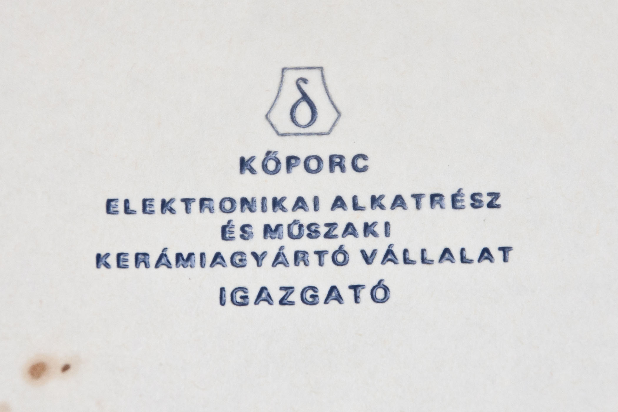 Kőporc nagy cimke