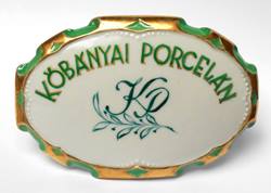Kőbányai Porcelángyár KP cégér